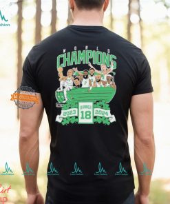 Boston Celtics World Champions Banner 18 Duckboat Shirt