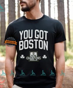 Boston Celtics You Got Boston Stadium Essentials 2024 NBA Finals Champions 18 Banners T Shirt