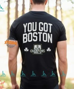 Boston Celtics You Got Boston Stadium Essentials 2024 NBA Finals Champions 18 Banners T Shirt