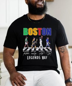 Boston Legends way Abbey Road Bill Russell Bobby Orr David Ortiz shirt