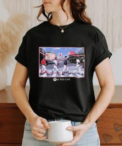 Boston Red Sox abbey road the red line shirt