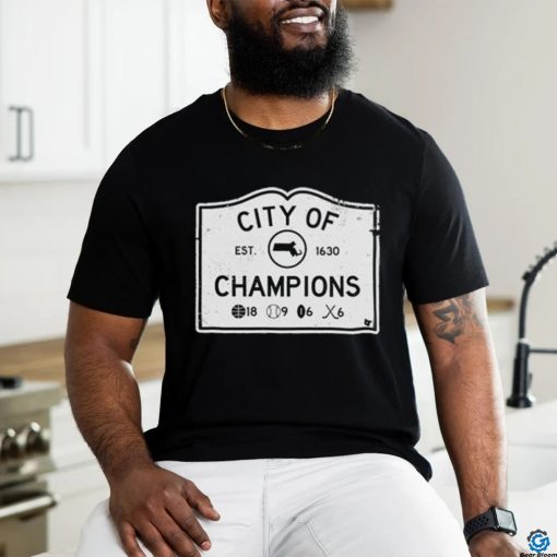 Boston Sports City of Champions shirt