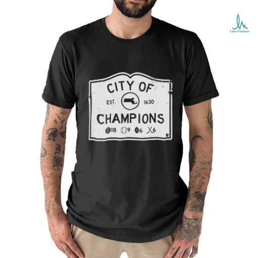 Boston Sports City of Champions shirt