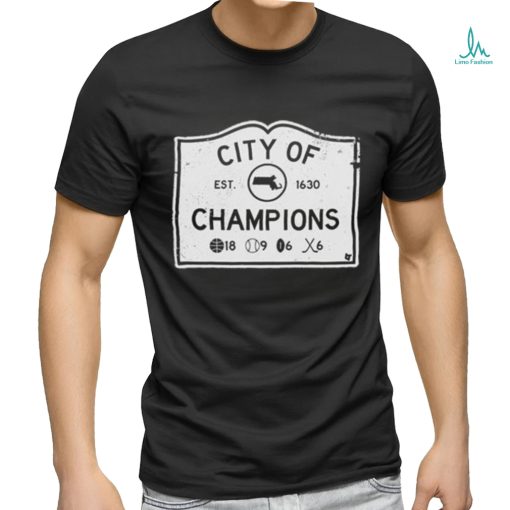 Boston Sports City of Champions shirt