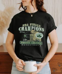Boston celtics ’47 2024 nba finals champions courtside franklin shirt