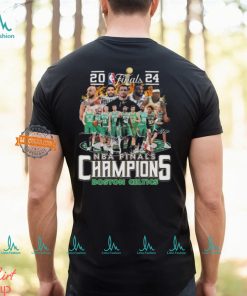 Boston celtics finals became nba champions fan signatures 2024 shirt