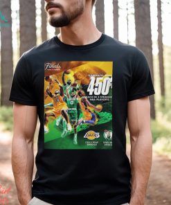 Boston celtics star duo jayson tatum and jaylen brown teammates with 450 points each in 3 straight nba playoffs shirt