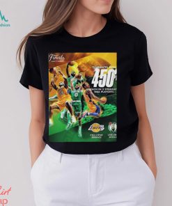 Boston celtics star duo jayson tatum and jaylen brown teammates with 450 points each in 3 straight nba playoffs shirt