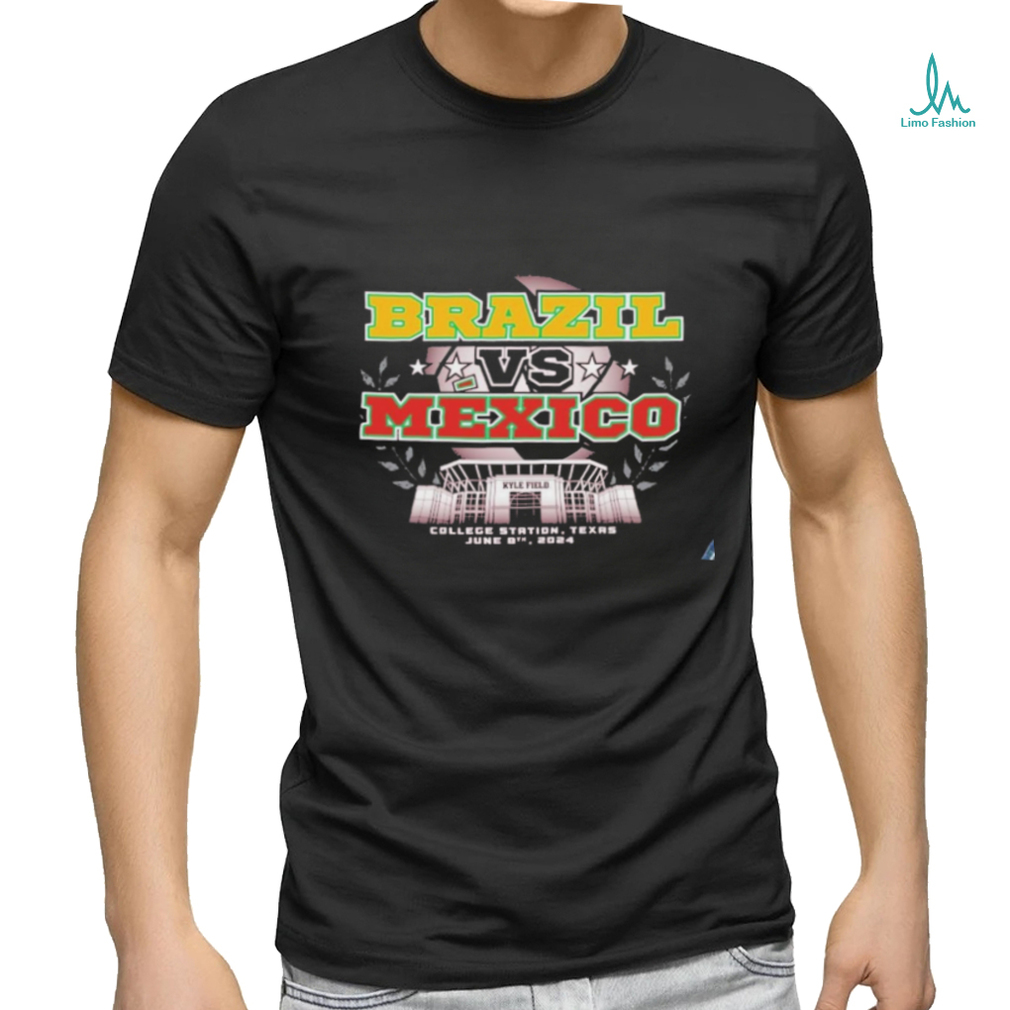 Brazil vs Mexico College Station, Texas June 8th, 2024 Shirt Brazil vs Mexico College Station, Texas June 8th, 2024 Shirt