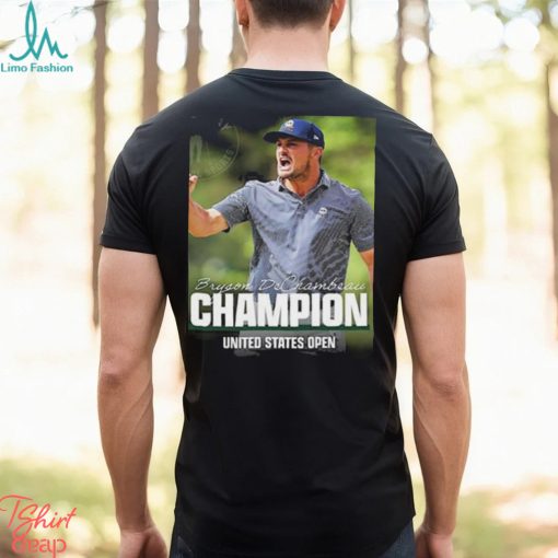 Bryson dechambeau champions 2024 us open for 2nd us open champions shirt