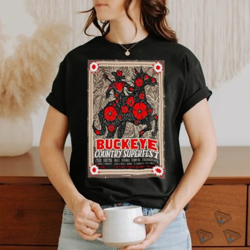 Buckeye Country Superfest Ohio Stadium Columbus OH June 22 23 2024 Poster shirt