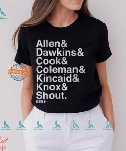 Buffalo Ampersand Stars Allen & Dawkins & Cook & Coleman & Kincaid & Knox & Shout Shirt