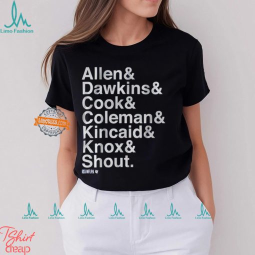 Buffalo Ampersand Stars Allen & Dawkins & Cook & Coleman & Kincaid & Knox & Shout Shirt