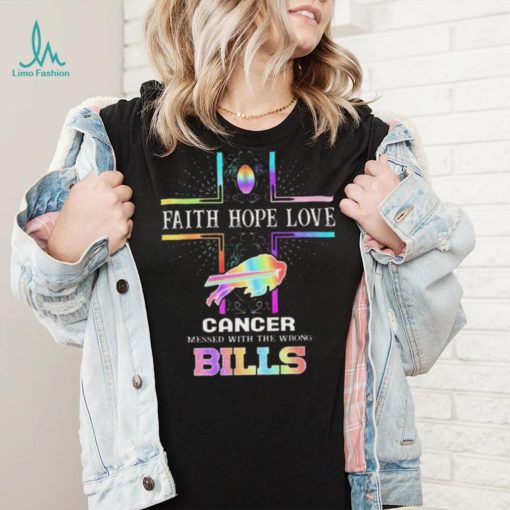 Buffalo Bills Cancer Messed With The Wrong Bills Pride 2024 shirt