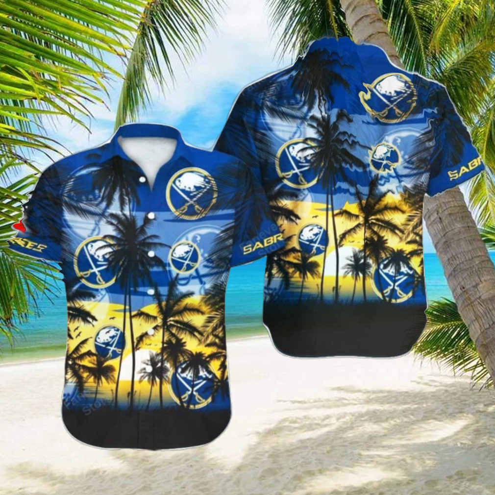 Buffalo Sabres NHL Hawaii Coconut And Logo Full Printed Hawaiian Shirt Buffalo Sabres NHL Hawaii Coconut And Logo Full Printed Hawaiian Shirt