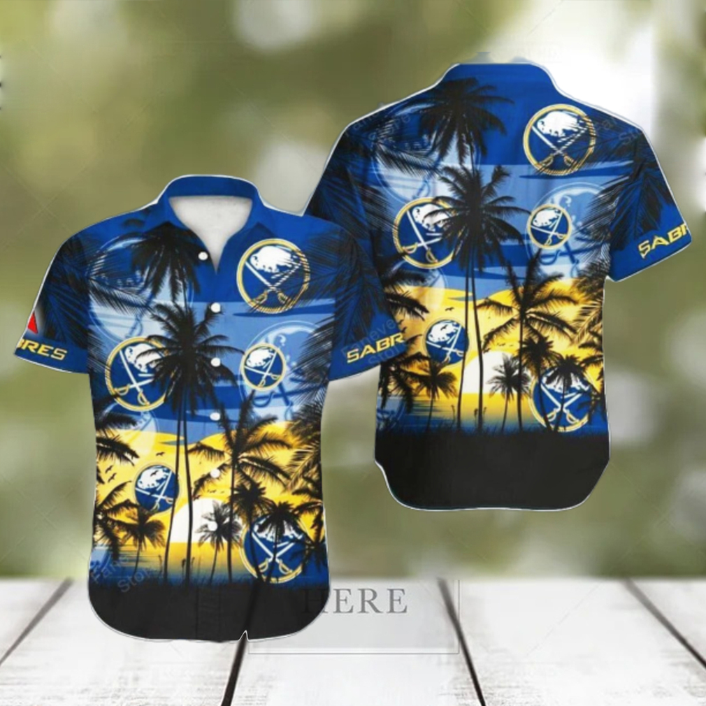 Buffalo Sabres NHL Hawaii Coconut And Logo Full Printed Hawaiian Shirt Buffalo Sabres NHL Hawaii Coconut And Logo Full Printed Hawaiian Shirt