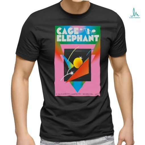 Cage The Elephan RV Inn Style Resorts Amphitheater Ridgefield WA June 23 2024 Poster shirt