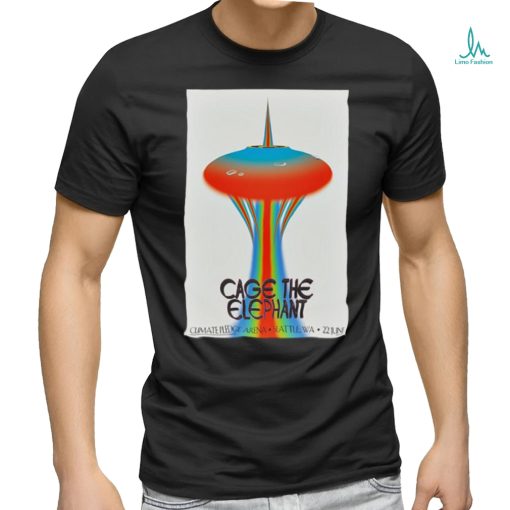 Cage The Elephant Climate Pledge Arena in Seattle WA June 22 2024 Poster shirt