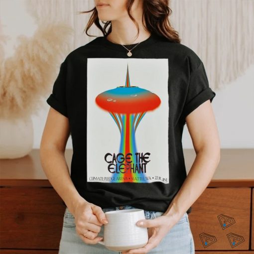 Cage The Elephant Climate Pledge Arena in Seattle WA June 22 2024 Poster shirt