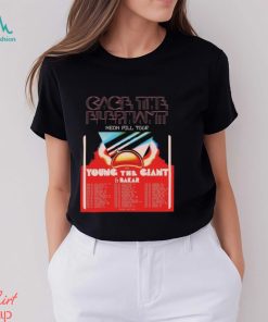 Cage The Elephant Neon Pill Tour Young THe Giant and Bakar 2024 Dates Shirt