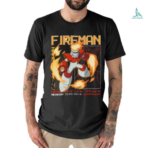 Capcom Fireman Large Print Shirt