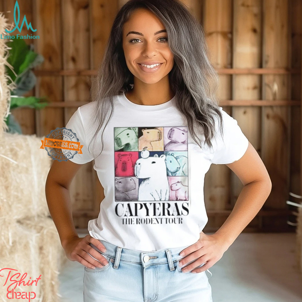 Capyeras Capybara The Rodent Tour T Shirt Capyeras Capybara The Rodent Tour T Shirt