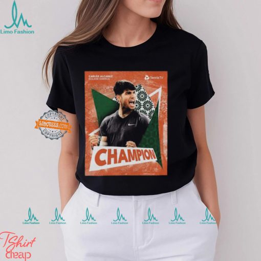 Carlos Alcaraz Victory Over Zverev To Win Roland Garros 2024 Classic T Shirt