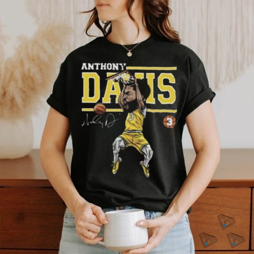 Cartoon Anthony Davis Basketball Unisex T shirt