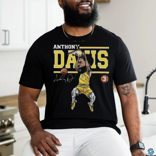 Cartoon Anthony Davis Basketball Unisex T shirt