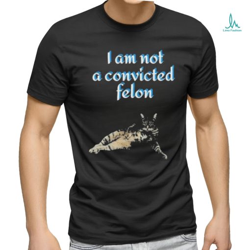 Cat I am not a convicted felon Shirt