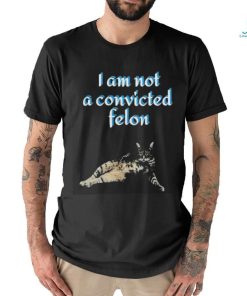 Cat I am not a convicted felon Shirt