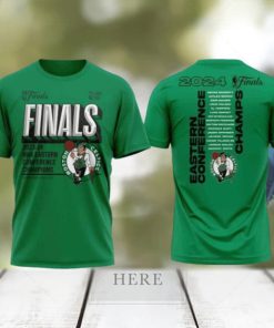 Celtics 2024 Eastern Conference Champions 3D Shirt