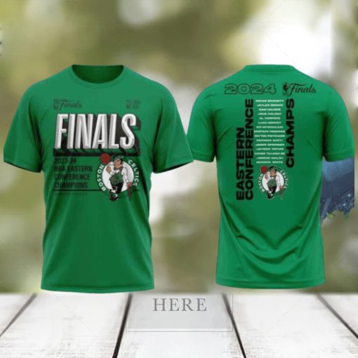 Celtics 2024 Eastern Conference Champions 3D Shirt