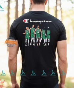 Champion Boston Celtics Derrick White Kristaps Porziņģis Jayson Tatum Jaylen Brown and Jrue Holiday shirt