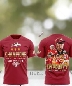 Champions Birmingham Stallions 2024 UFL Championship Dynasty 3D T Shirt