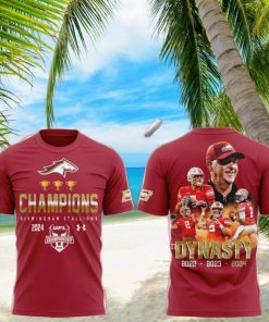 Champions Birmingham Stallions 2024 UFL Championship Dynasty 3D T Shirt