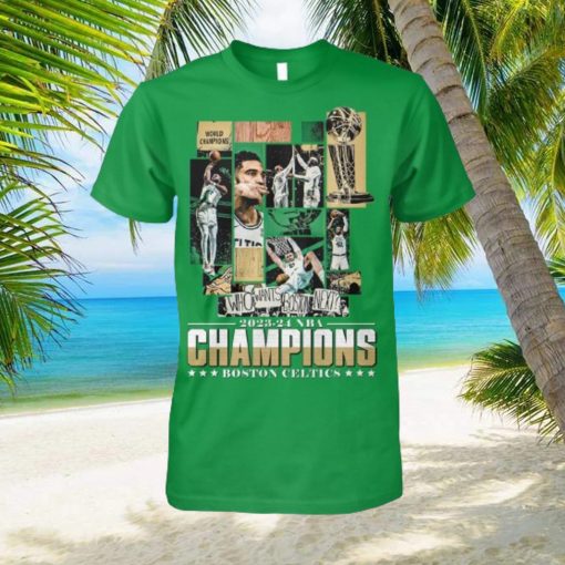 Champions Boston Celtics 2023 2024 NBA Fianls T Shirt2
