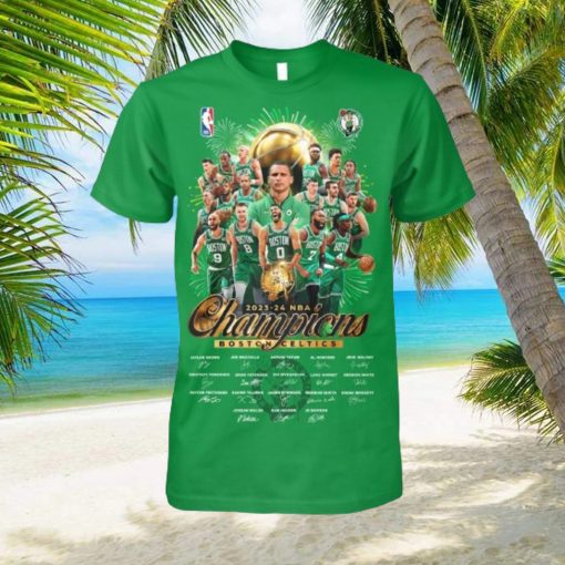Champions Boston Celtics 2023 2024 NBA Fianls T Shirt5