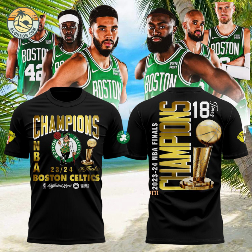 Champions NBA 2023 2024 Boston Celtics Different Here 18 Times 3D T Shirt Champions NBA 2023 2024 Boston Celtics Different Here 18 Times 3D T Shirt