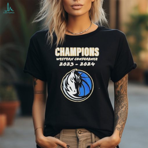 Champions Western Conference 2023 2024 Dallas Mavericks NBA Best In The West T Shirt