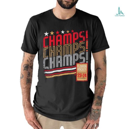 Champs Champs Champs Florida Panthers 2023 24 Stanley Cup Shirt