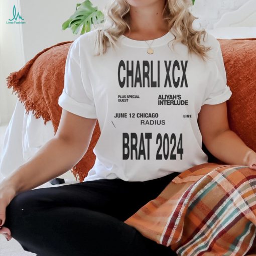 Charli Xcx Brat 2024 Jun 12 Chicago Radius Shirt