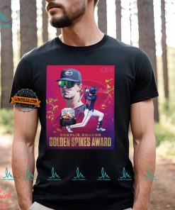 Charlie Condon Is The First Player In Georgia Baseball History To Win The Golden Spikes Award Vintage T Shirt