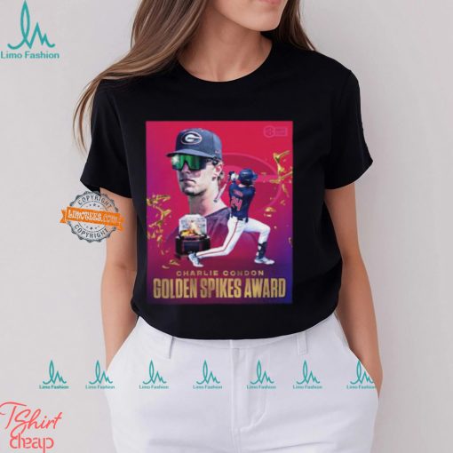 Charlie Condon Is The First Player In Georgia Baseball History To Win The Golden Spikes Award Vintage T Shirt