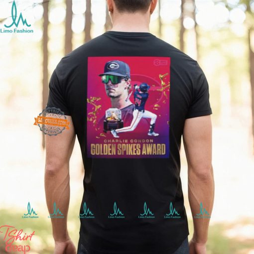 Charlie Condon Is The First Player In Georgia Baseball History To Win The Golden Spikes Award Vintage T Shirt