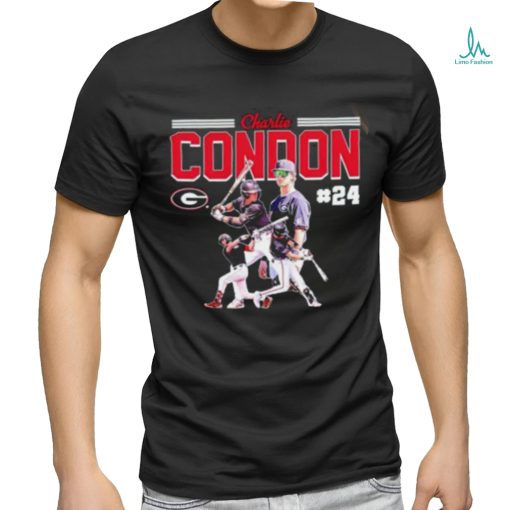 Charlie Condon Player Georgia NCAA Baseball Collage Poster Shirt