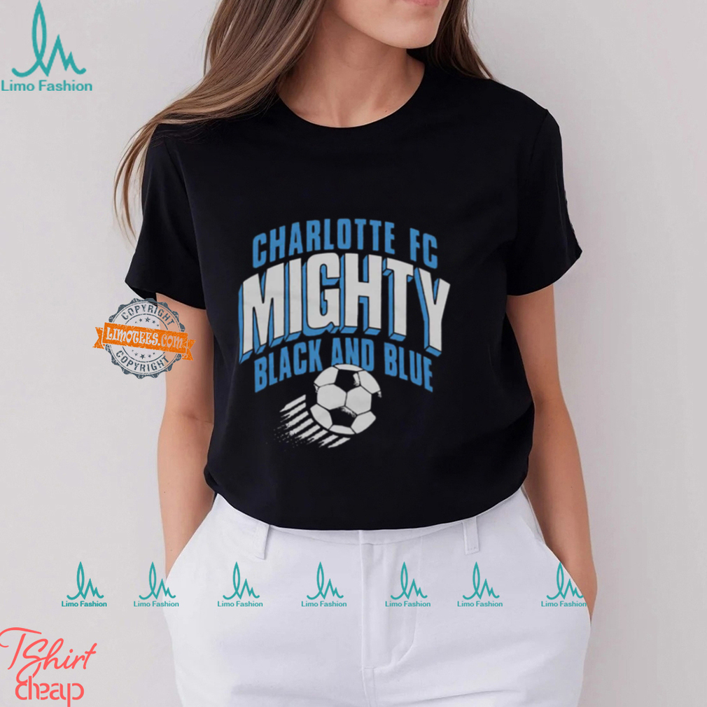 Charlotte Fc Mighty Black And Blue Shirt Charlotte Fc Mighty Black And Blue Shirt