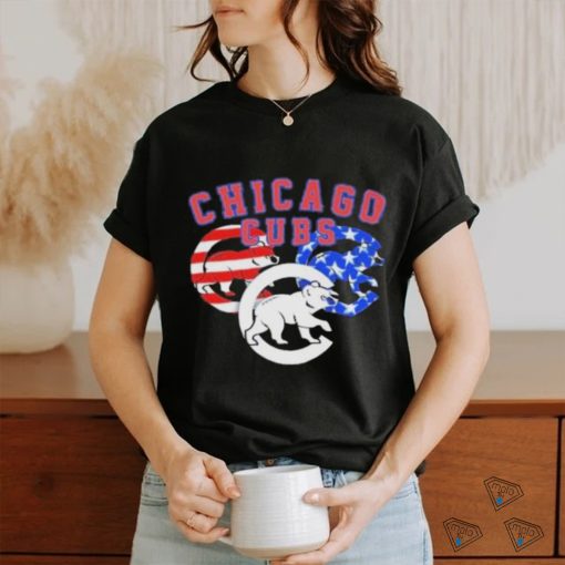 Chicago Cubs 4th Of July Baseball Team Celebrating T Shirt