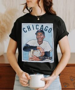 Chicago Cubs Ernie Banks Mitchell & Ness Royal Cooperstown Collection Collectors Connection T Shirt