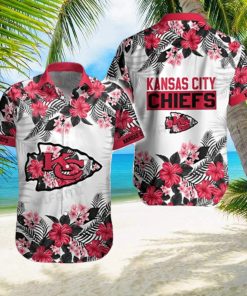 Chiefs Hawaiian Shirt Tropical Floral Pattern KC Chiefs Gift